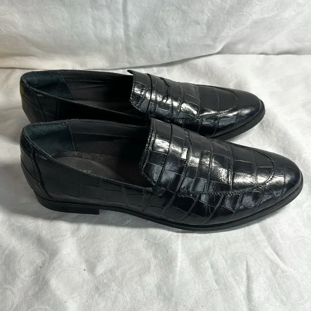 Women’s Black Rockport Penny Loafers size 9.5 - Picture 5 of 10